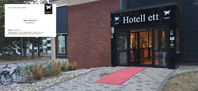Oskarshamn: Hotell ett 's letzter Tag